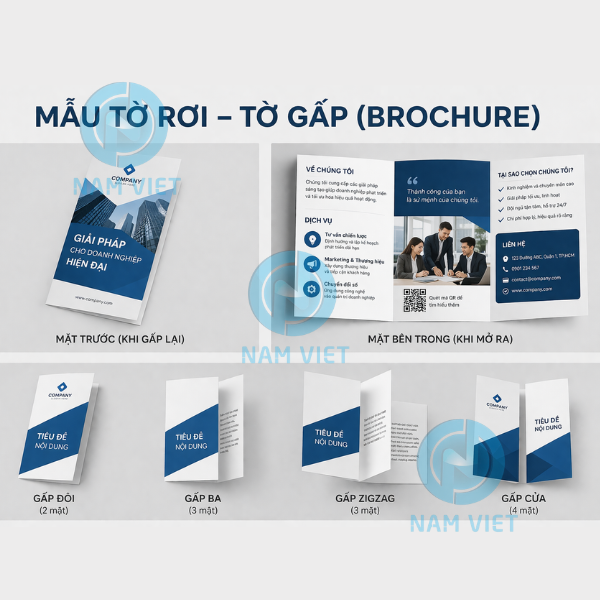 In tờ rơi - tờ gấp theo yêu cầu