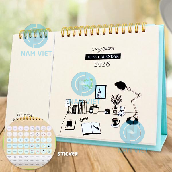 Dịch vụ in lịch bàn độc quyền
